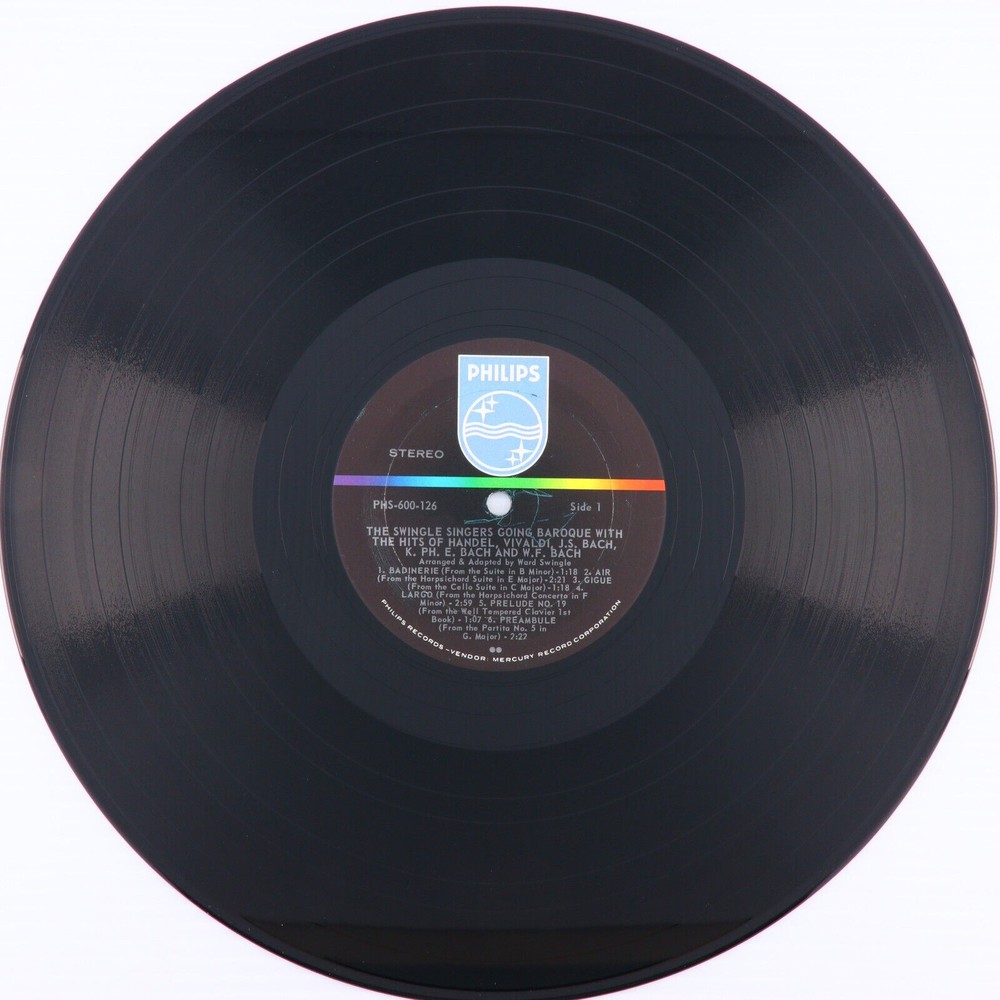 The Swingle Singers – Going Baroque - 1964 12" Vinyl LP Record PHS 600-126 - Picture 8 of 12